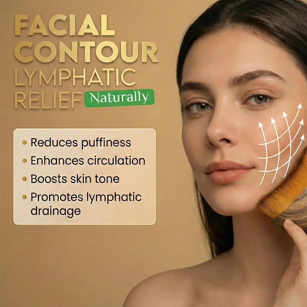 Ezeki Lymphatic Contour Face Brush